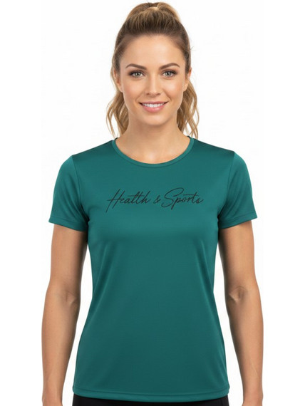 T-SHIRT DRI FIT BASIC Πετρόλ 23026 (H&S)