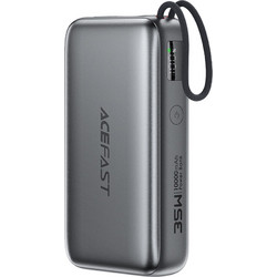 Acefast M32 Power Bank 10000mAh PD35W με 1 USB-C Καλώδιο Fast Charge Γκρι M32