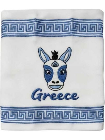 Πετσέτα Souvenir με κέντημα - Σετ 12pcs - Greece - 416389
