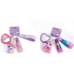HappiHobbi Μπρελόκ με Lip Gloss & Φιγούρα Μονόκερο σε 2 Σχέδια για 6+ Ετών