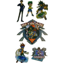 Gim Αυτοκόλλητα Beyblade (Διάφορα Σχέδια) 1τμχ