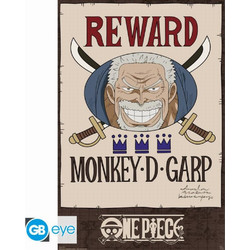 One Piece - Wanted Monkey D. Garp Cross Guild Αυθεντική Αφίσα (92x61cm)