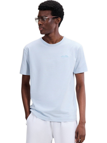 ELLESSE HERITAGE ESSENTIALS ΜΠΛΟΥΖΑ ΑΝΔΡΙΚΗ SHD23293-977 (977/WHITE/LIGHT BLUE)