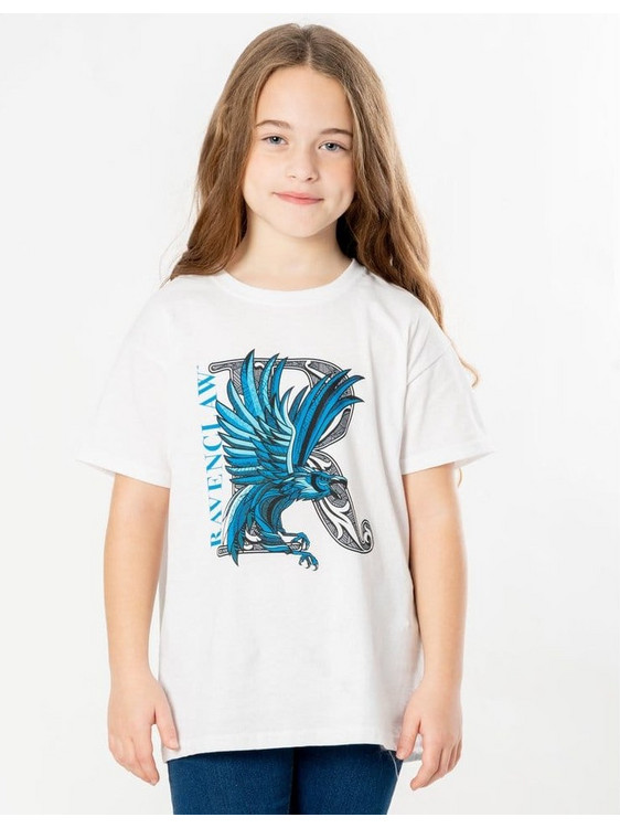 Harry Potter Kids T-Shirt Ravenclaw Mosaic Size 12-13