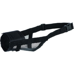 Trixie Φίμωτρο Νάυλον με Δίχτυ Μαύρο Large 18-28cm