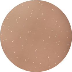 Προστατευτικό Χαλάκι Δαπέδου Eeveve Στρογγυλό Dots - Cinnamon