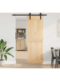 vidaXL Πόρτα Εσωτερική Συρόμενη Ξύλινη 70x210cm 3445251