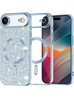Techsuit Luxury Glitter MagSafe Θήκη Light Blue (iPhone 17 Air)