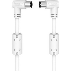 Hama Καλώδιο Κεραίας Coax Male to Coax Female 1.5m White 205056