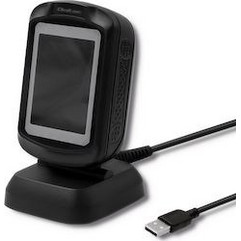 Qoltec 50864 Desktop QR & Barcode Scanner | USB