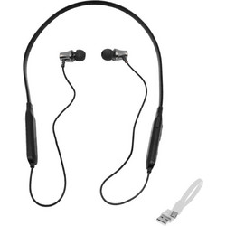 Treqa BT-28 Ακουστικά Bluetooth In Ear Ανθεκτικά στο Νερό Black