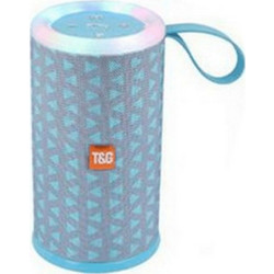 T&G TG-512 Ηχείο Bluetooth 10W με Ραδιόφωνο Γκρι Γαλάζιο