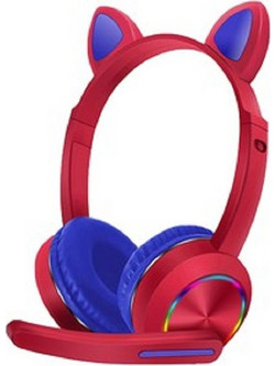 AKZ-020 Gaming Headset On Ear Red