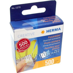 Αυτοκόλλητα στήριξης φωτογραφιών 500 τμχ HERMA 1070