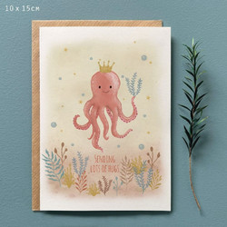 Sealife Κάρτα-Sending lots of hugs