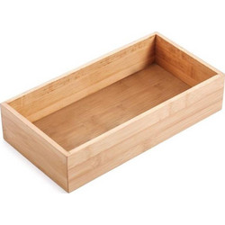 Estia Κουτί Αποθήκευσης Και Οργάνωσης Στοιβαζόμενο 26x18.5x8.3cm Bamboo Essentials 02-31411