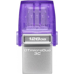 Kingston DataTraveler microDuo 3C G3 128GB USB Stick 3.2 Gen 1 με USB-A & USB-C