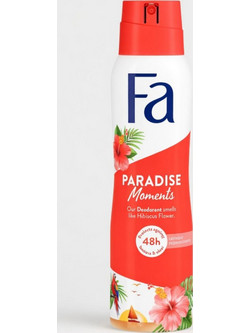 Fa Paradise Moments Γυναικείο Αποσμητικό Spray 48h Χωρίς Αλουμίνιο 150ml