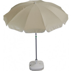 Summer Club Iris Ομπρέλα Θαλάσσης Αλουμινίου Εκρού 2m 18325