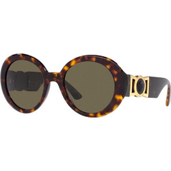 Versace VE 4414 108/3 Γυναικεία Γυαλιά Ηλίου Οβάλ Κοκάλινα Ταρταρούγα με Πράσινο Polarized Φακό