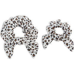 Lulujo Bamboo Mommy Me Scrunchies - Leopard