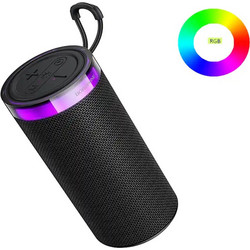 Borofone BR105 Ηχείο Bluetooth 5W με Ραδιόφωνο Μαύρο Γκρι