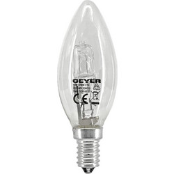 GEYER Λάμπα Αλογόνου Κερί C37 18W E14 2700Κ 209lm