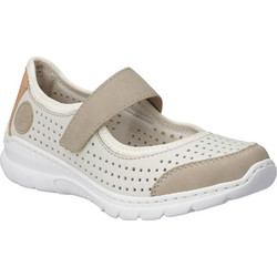Ανατομικά Comfort Slip on Τρυπητά της RIEKER - White