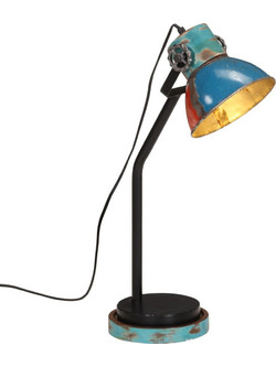 vidaXL Φωτιστικό Γραφείου 25 W Αντικέ 18x18x60 εκ. Ε27 - Πολύχρωμο