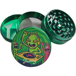 Τρίφτης καπνού SMOKING EUPHORIA HALO 4 PARTS METAL GRINDER 50mm 00034 A