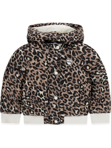 Μπουφάν Guess K6YL04 Animal Print Καφέ