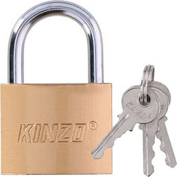 Λουκέτο ασφαλείας Πέταλο Kinzo με 3 κλειδιά - 25mm