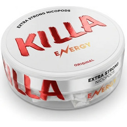 Killa Energy Extra Strong Nicotine Pouches 16mg/g (20 Σακουλάκια)