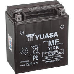 Yuasa Μπαταρία Μοτοσυκλέτας YTX16-BS 14.7Ah