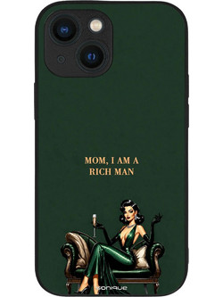 Sonique Diva Series Back Cover Rich Man (iPhone 13 Mini)