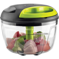 KOHE 600 ml vegetable shredder, 3 blades, green and black KACR-600/B