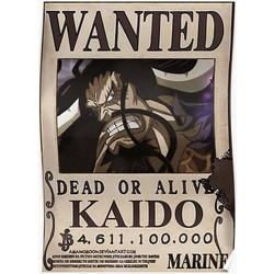 One Piece - Wanted Kaido Poster (52x35 cm)
