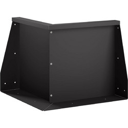 Τοίχος Στήριξης 50 x 50 x 50 cm Ατσάλι Μαύρο 8015185