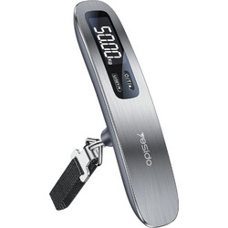 Yesido - Luggage Scale - With Lcd Display, 50kg Capacity, 3 Units (kg/lb/oz) Durable Strap, T-Type, CR2032 - Gray - (MG41)