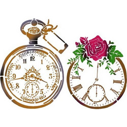 Stamperia Στένσιλ Vintage Watches 21x29.7cm