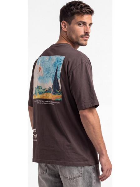 T-SHIRT BLUE CANVAS - ΚΑΦΕ