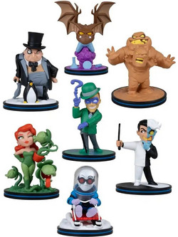 Quantum Mechanix Batman: The Animated Series Q-Fig Deluxe Mini Figures Wave 1 Assortment Φιγούρες 10cm 12τμχ