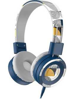 Havit H2238D Ενσύρματα & Ασύρματα Bluetooth Ακουστικά On Ear Μπλε Γκρι