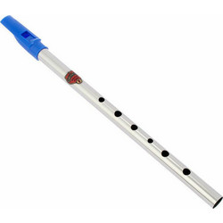 Ιρλανδική Μεταλλική Φλογέρα Generation Flageolet F-tuning Μπαρόκ Ασημί