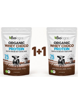 Βιολογική Πρωτεΐνη Ορού Γάλακτος WHEY Κακάο 500g Βιολόγος x 2
