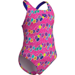 Arena Party Swim Pro Back Παιδικό Μαγιό Ολόσωμο για Κορίτσι Φούξια 011877-908