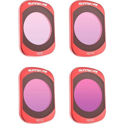 Sunnylife Σετ Φίλτρων ND για Osmo Pocket 4/3, ND8/ND16/ND32/ND64