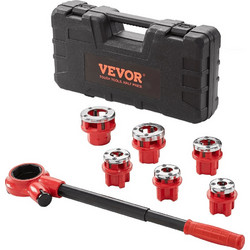 Σετ Σπειροτόμος Σωλήνων Καστάνιας VEVOR NPT 1/4" έως 1-1/4" σε Βαλίτσα