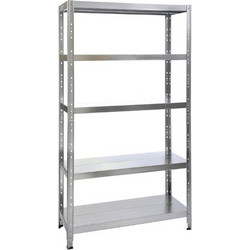 BULLE 610422 Ραφιέρα Μεταλλική 120Χ50Χ200cm Με 5 Ράφια (260 kg/ράφι)