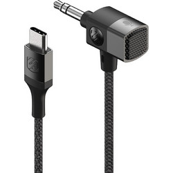 Scosche CAUXMICB4-SP Καλώδιο USB-C - 3.5mm Aux με Μικρόφωνο 1m